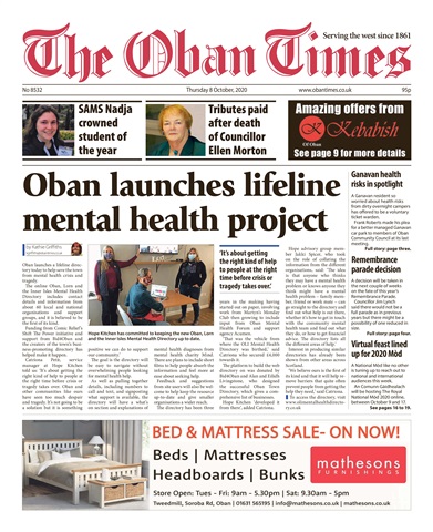 The Oban Times & Lochaber Times issue 08 October 2020