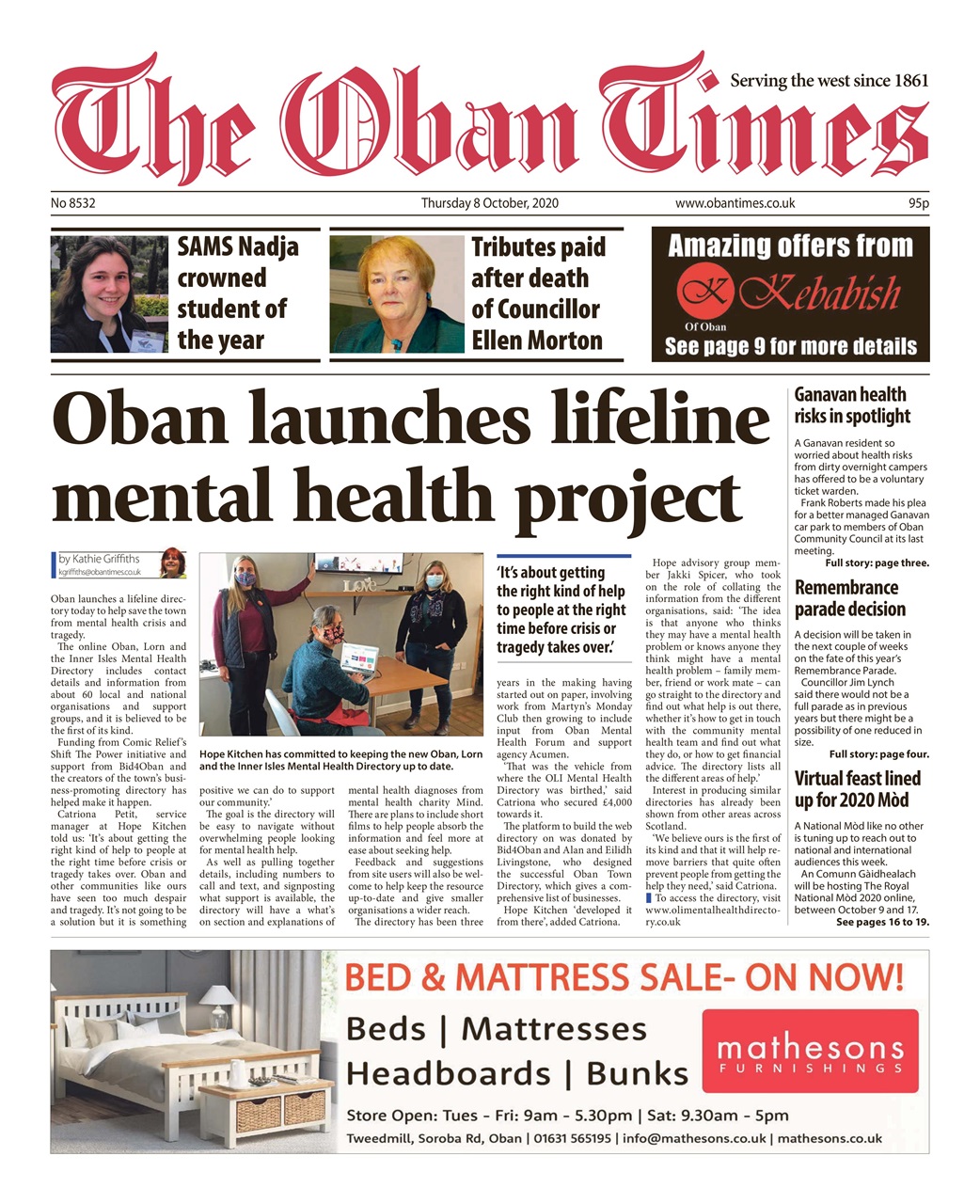 The Oban Times & Lochaber Times Preview Pages
