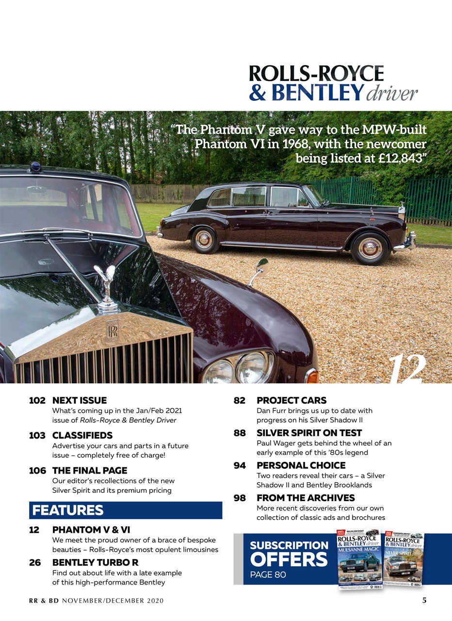 Rolls-Royce & Bentley Driver Preview Pages