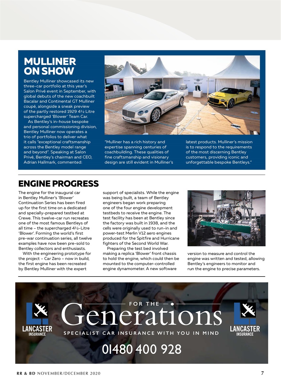 Rolls-Royce & Bentley Driver Preview Pages