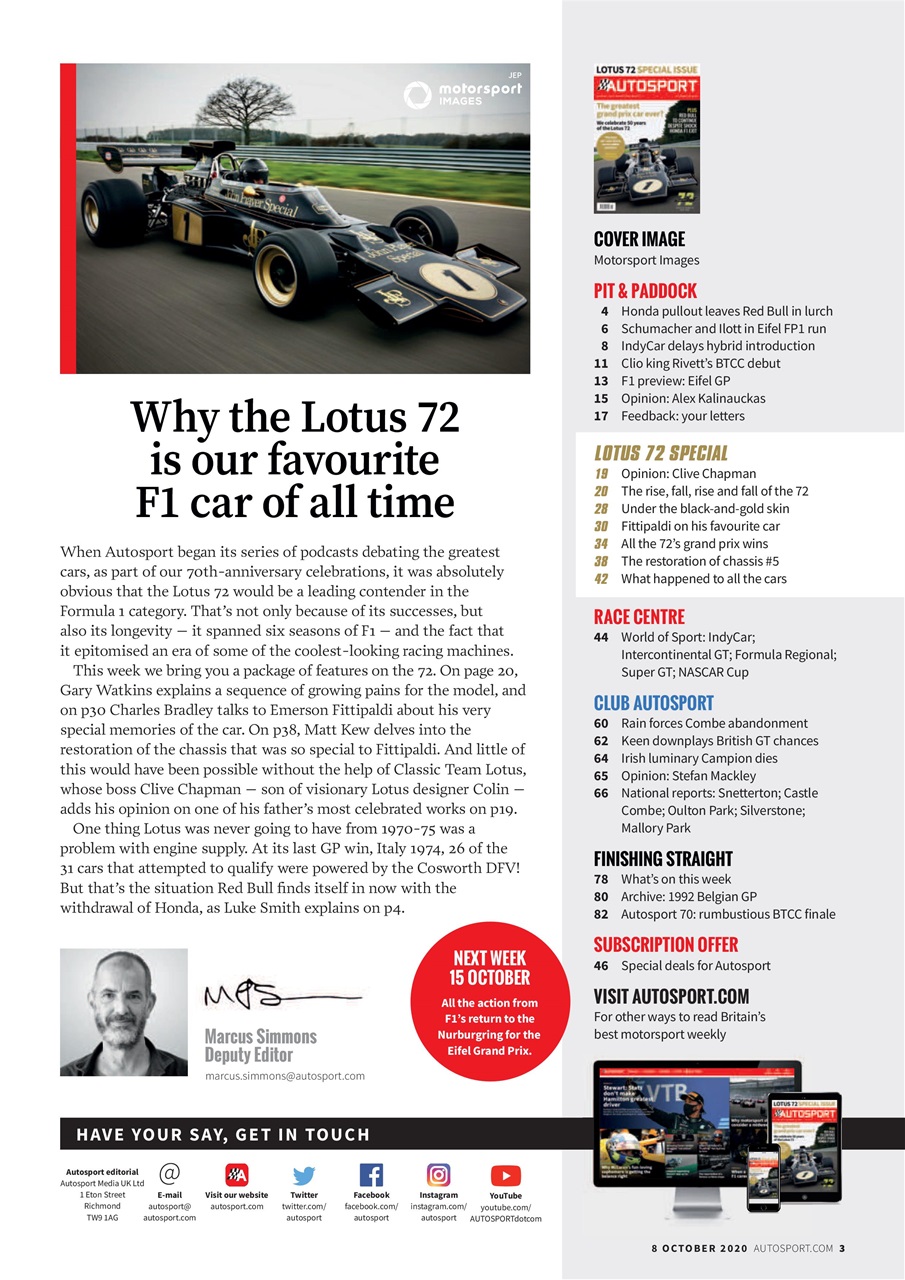Autosport Preview Pages