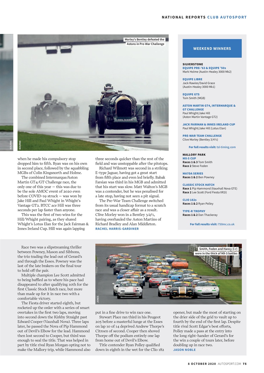 Autosport Preview Pages