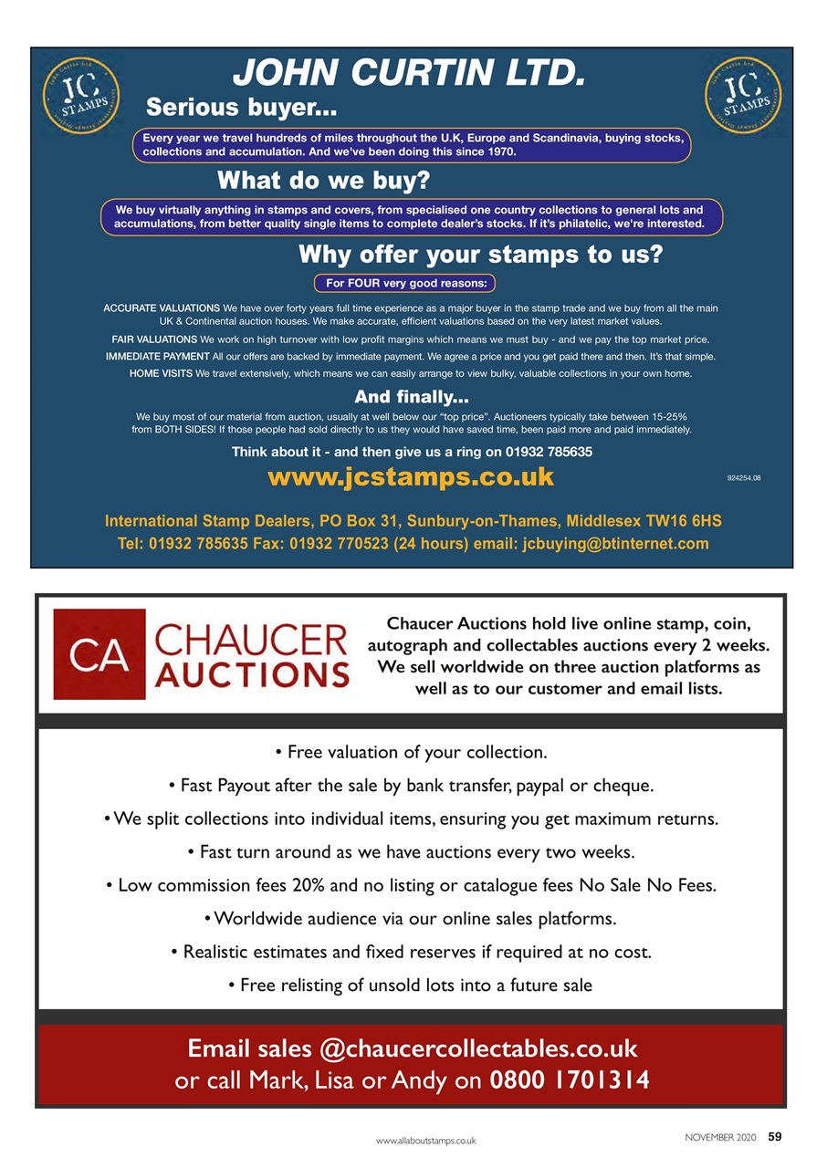 Stamp Collector Preview Pages