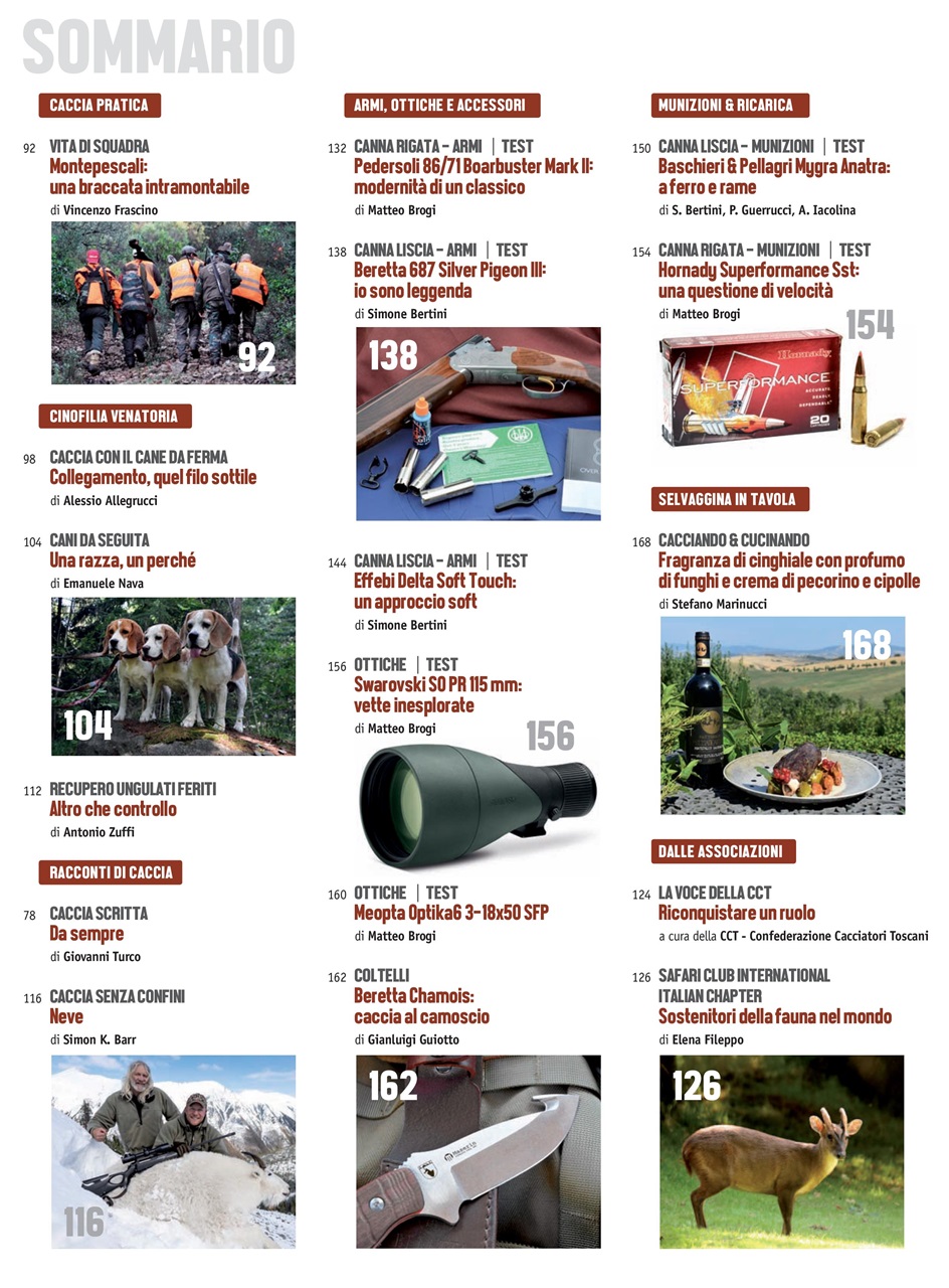 Caccia Magazine Preview Pages