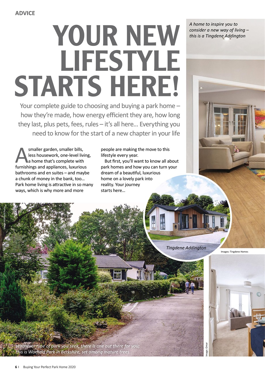 Buying your Perfect Park Home Preview Pages