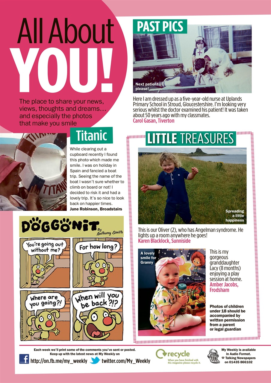 My Weekly Preview Pages