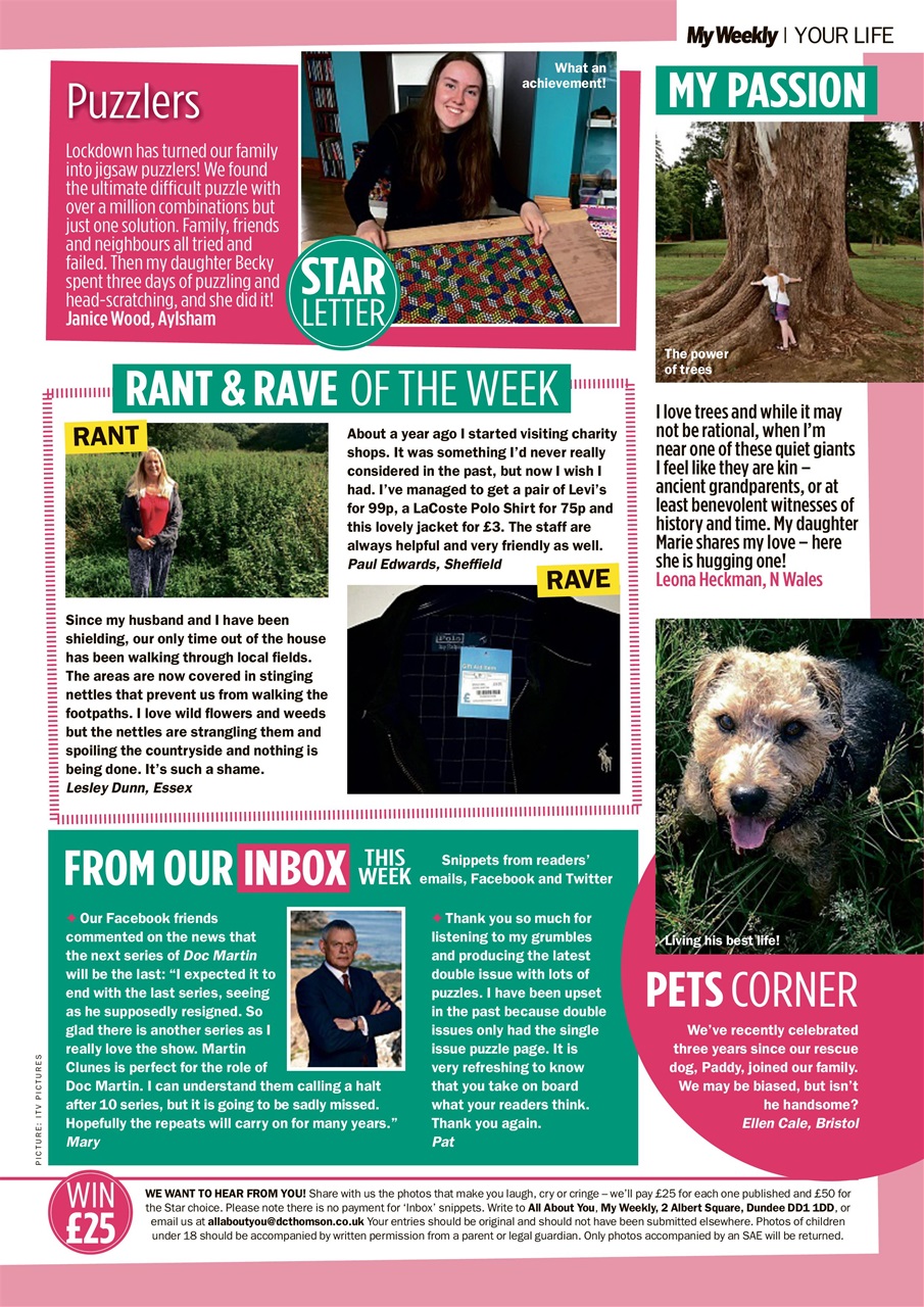 My Weekly Preview Pages