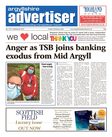 Argyllshire Advertiser issue 09/10/2020