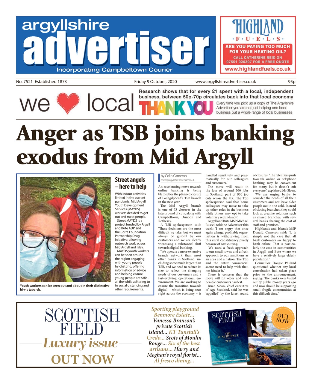 Argyllshire Advertiser Preview Pages