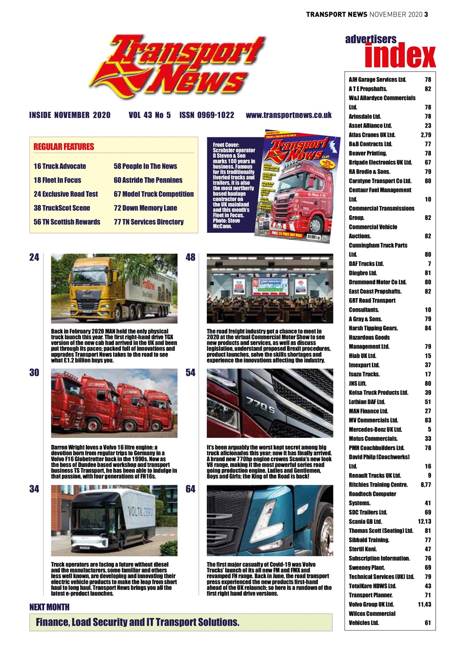 Transport News Preview Pages