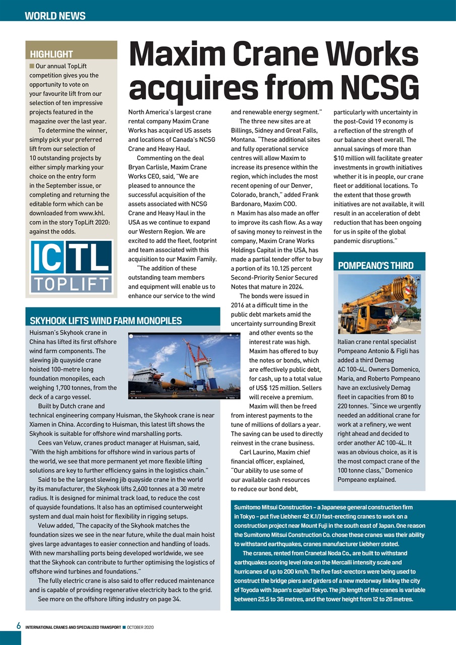 Int. Cranes and Specialized Transp Preview Pages