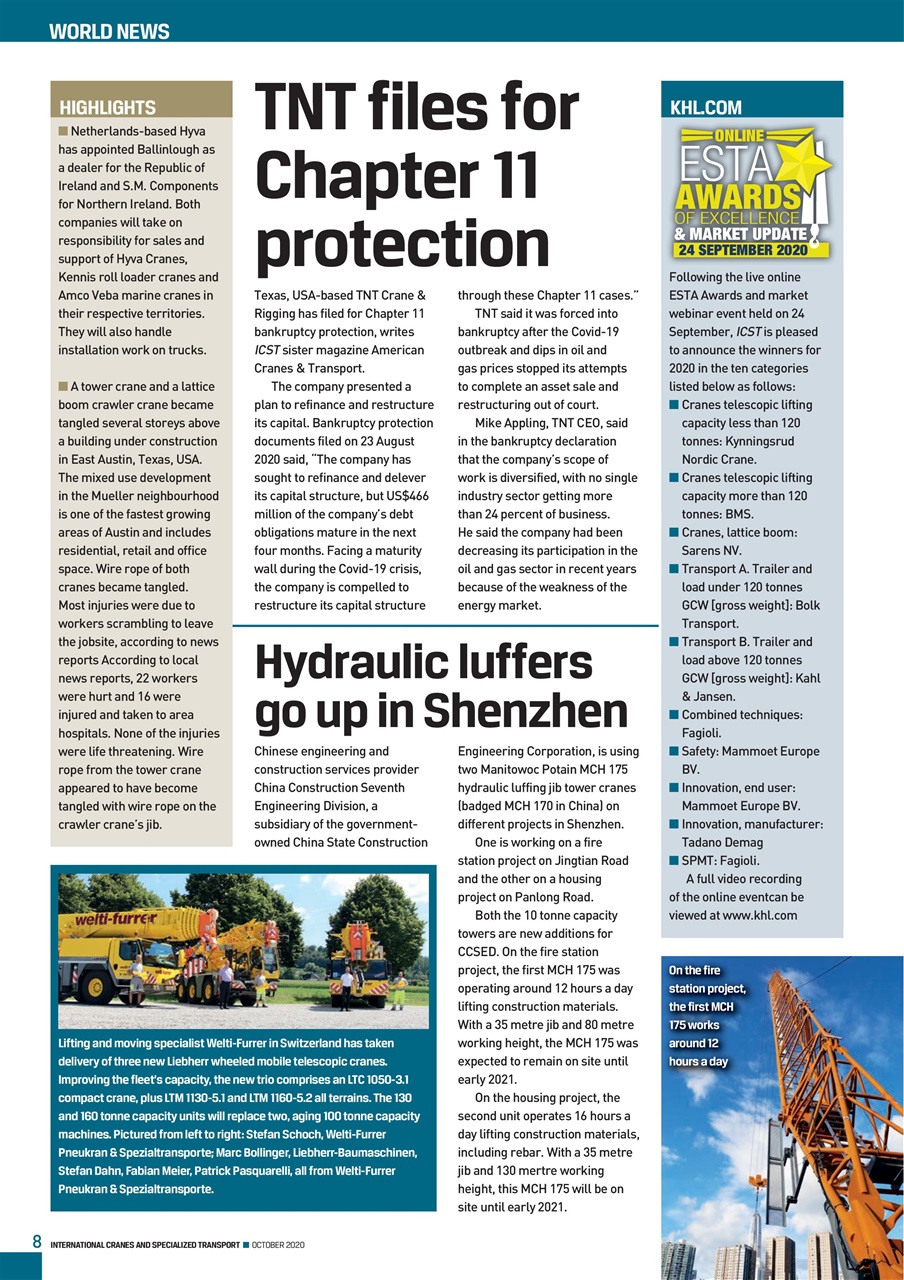 Int. Cranes and Specialized Transp Preview Pages