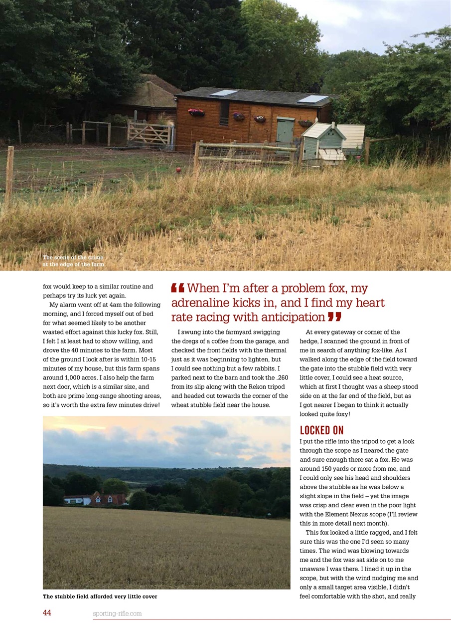 Sporting Rifle Preview Pages