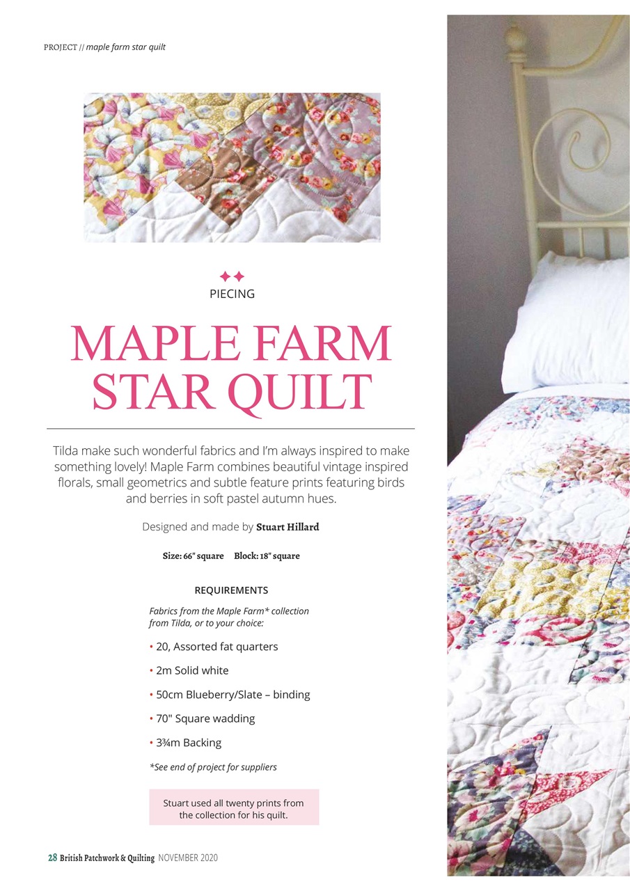 Patchwork and Quilting Preview Pages