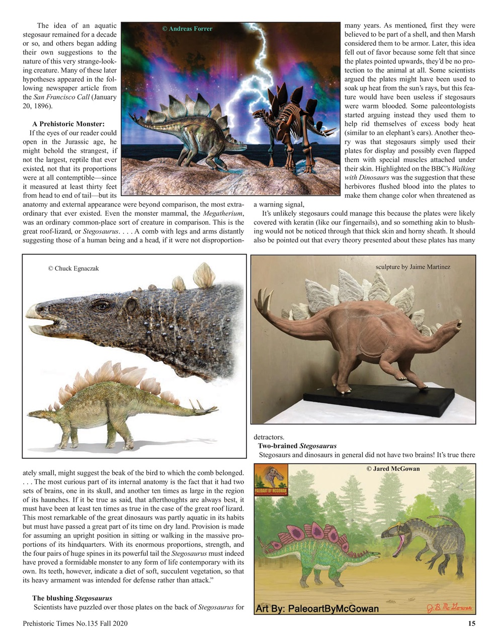 Prehistoric Times Preview Pages