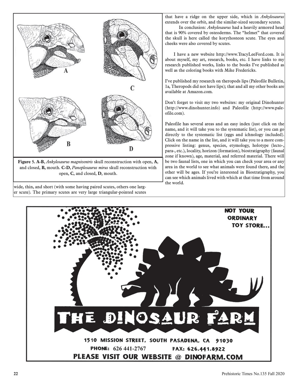 Prehistoric Times Preview Pages