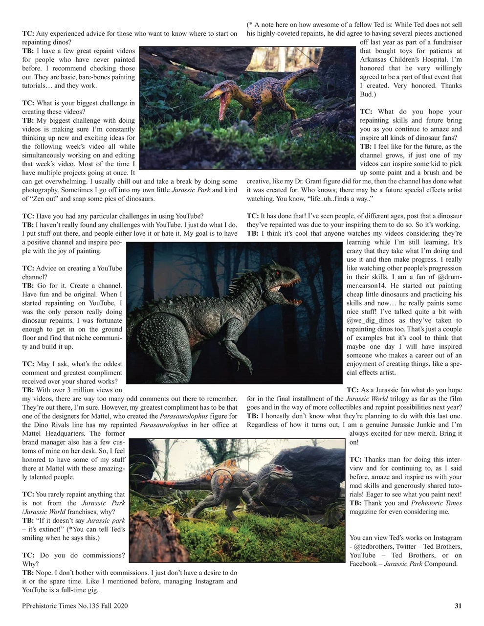 Prehistoric Times Preview Pages
