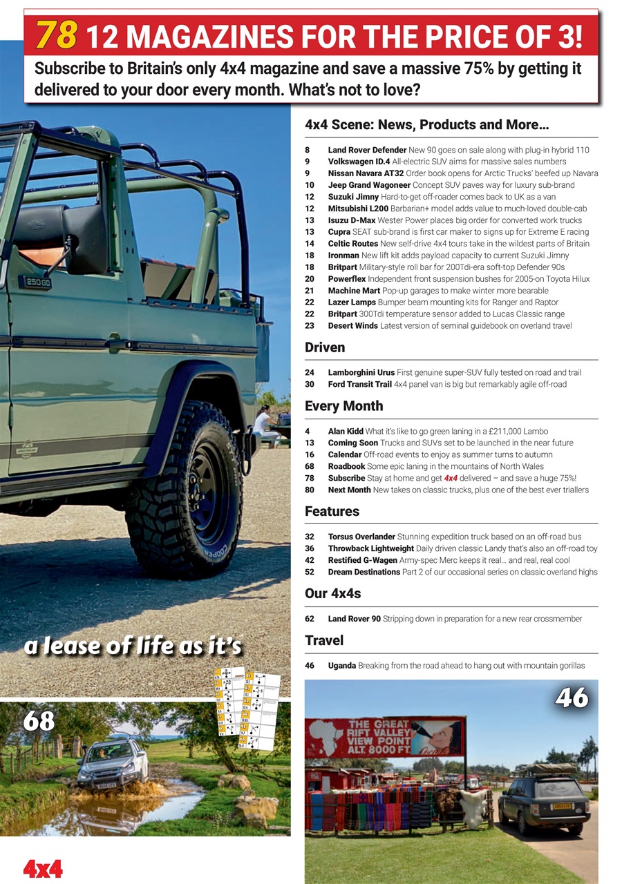 Overlander 4X4 Preview Pages
