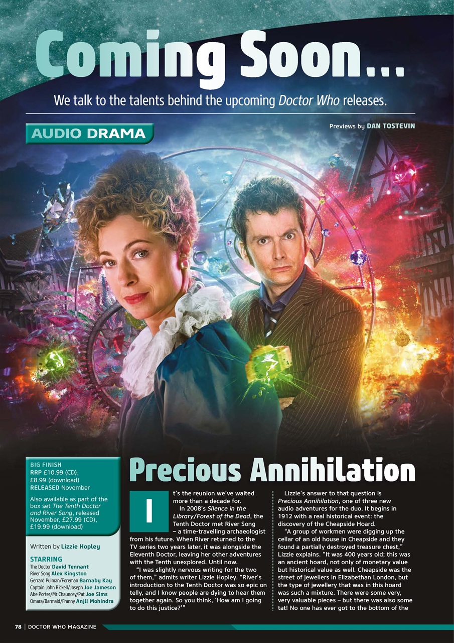 Doctor Who Magazine Preview Pages