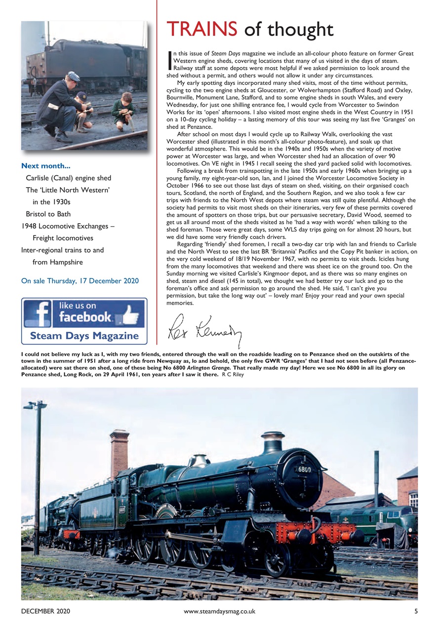 Steam Days Preview Pages