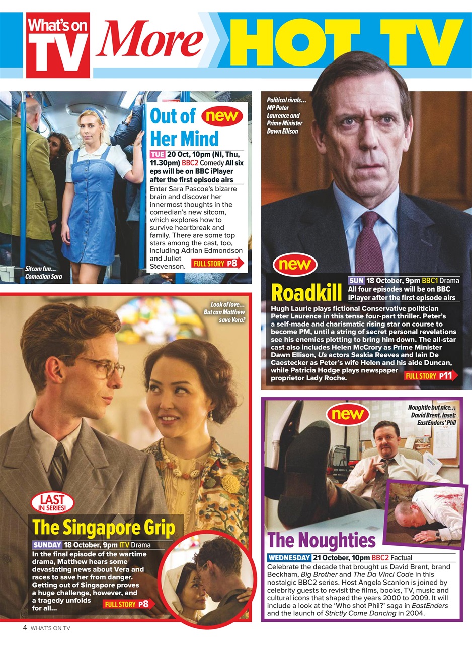What's on TV Preview Pages