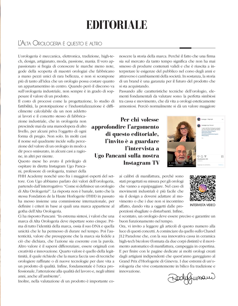 L'Orologio Preview Pages