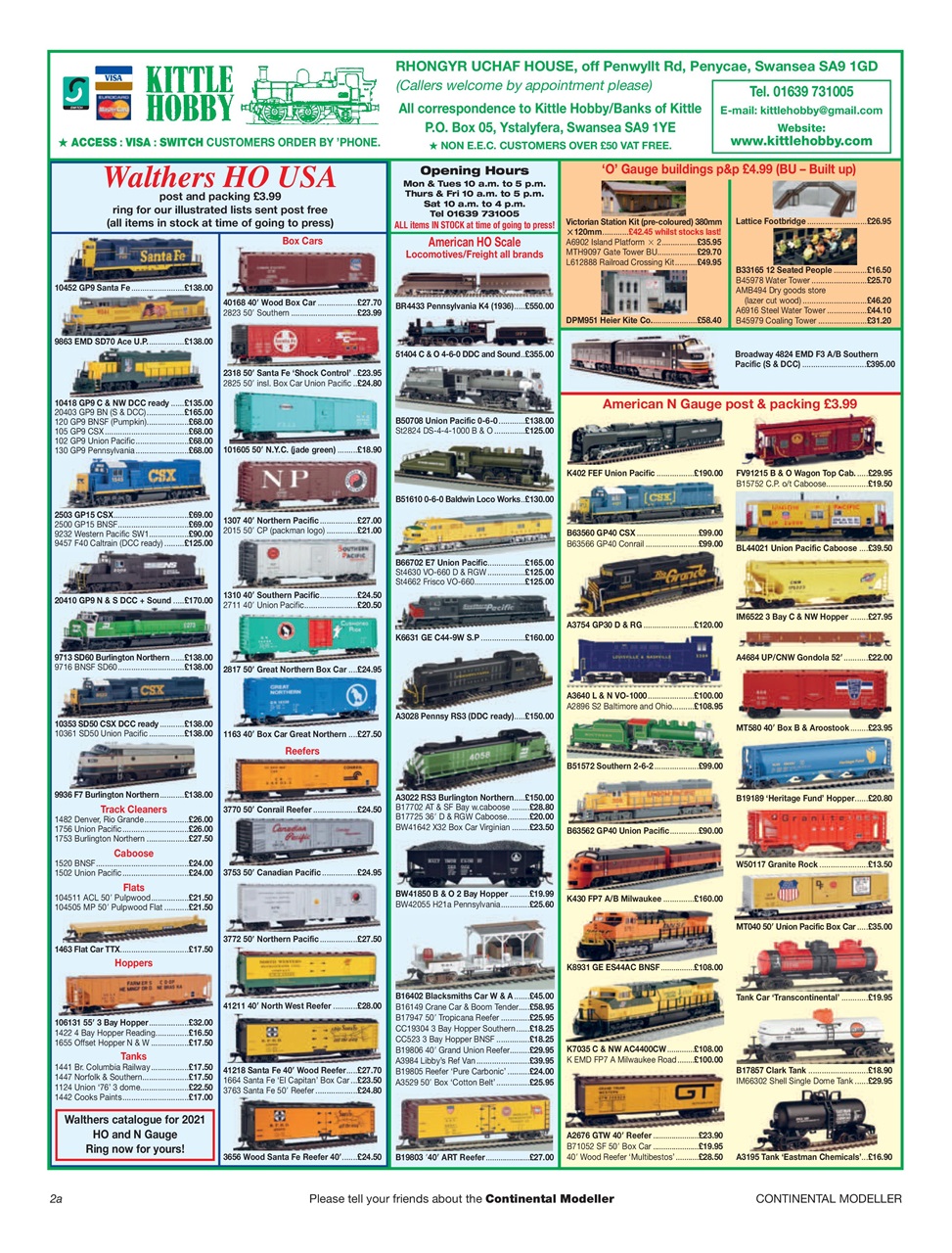 Continental Modeller Preview Pages