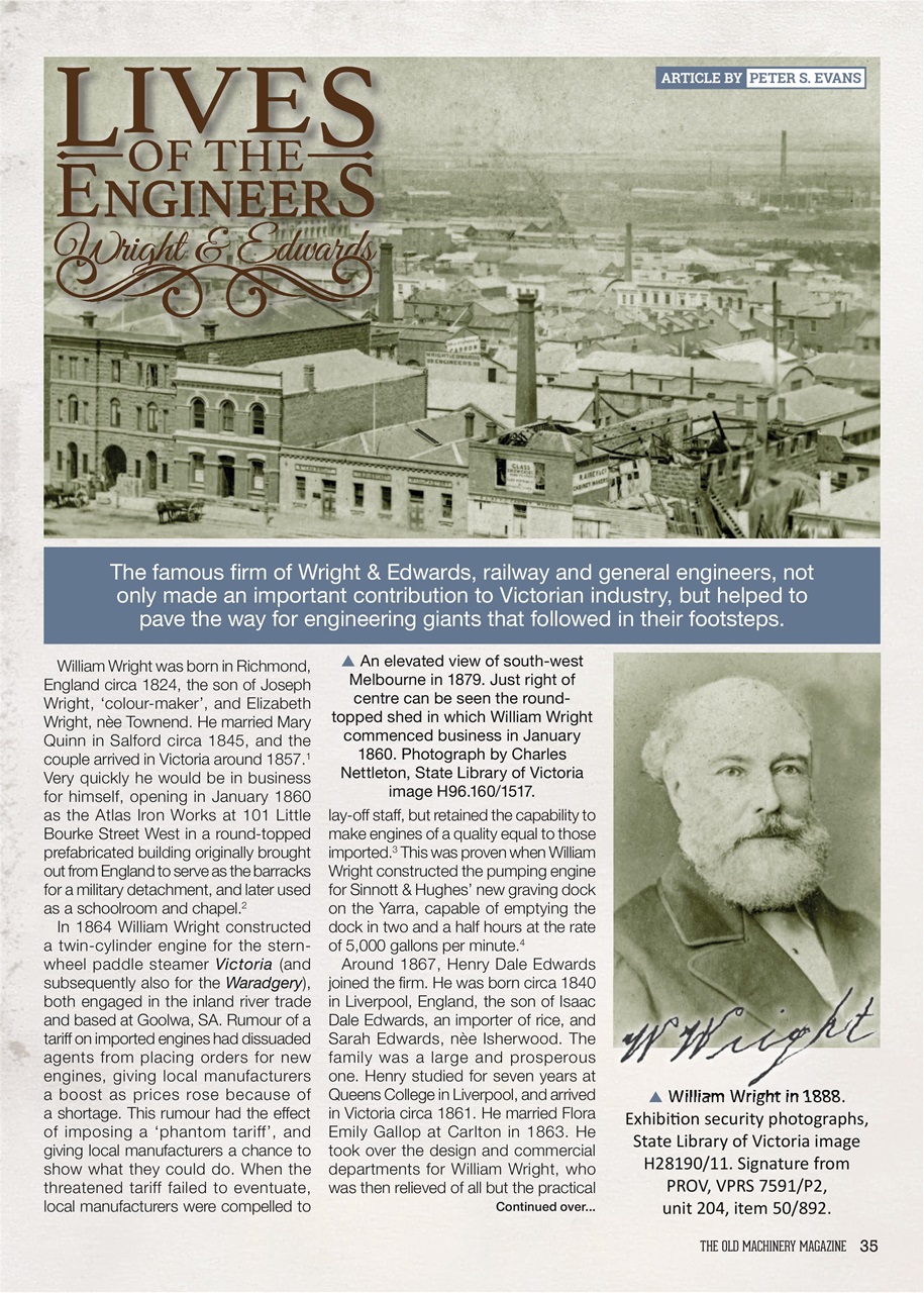 The Old Machinery Magazine Preview Pages