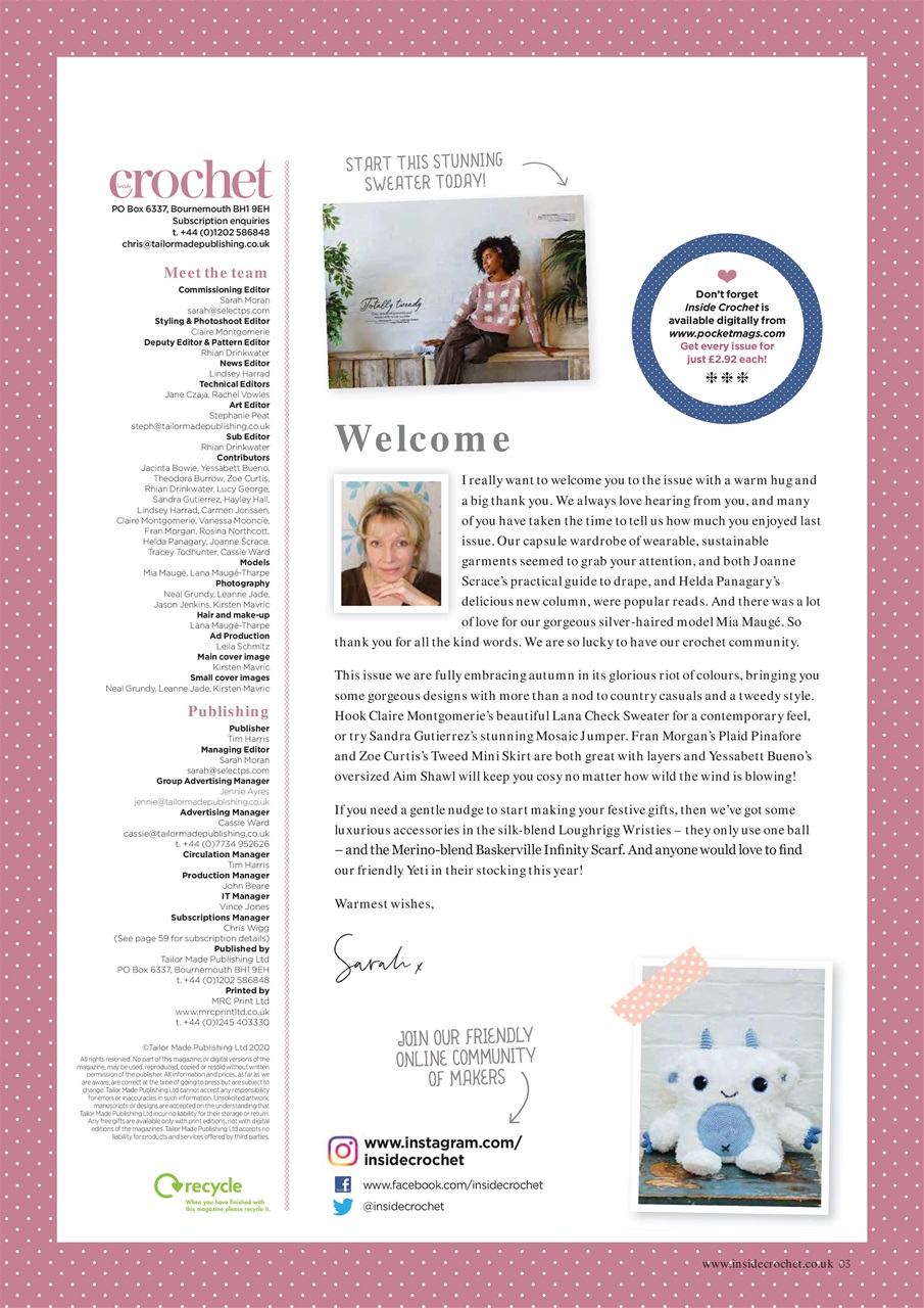 Inside Crochet Preview Pages