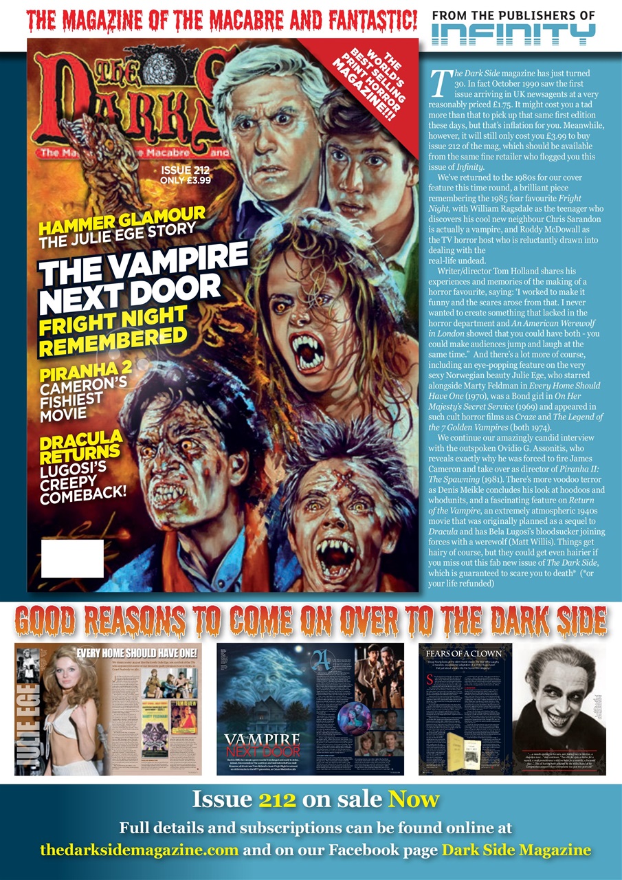 Infinity Magazine Preview Pages