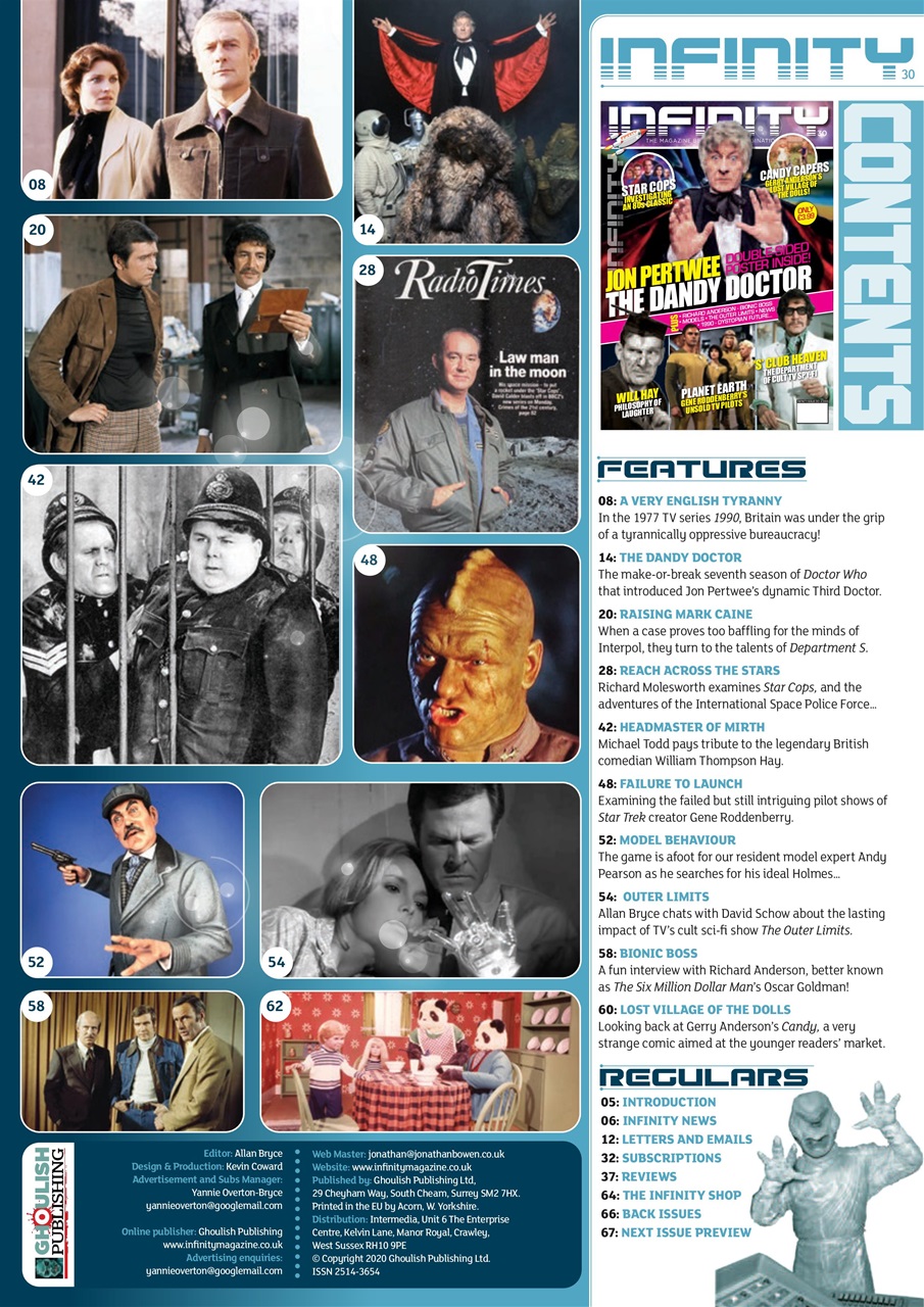 Infinity Magazine Preview Pages