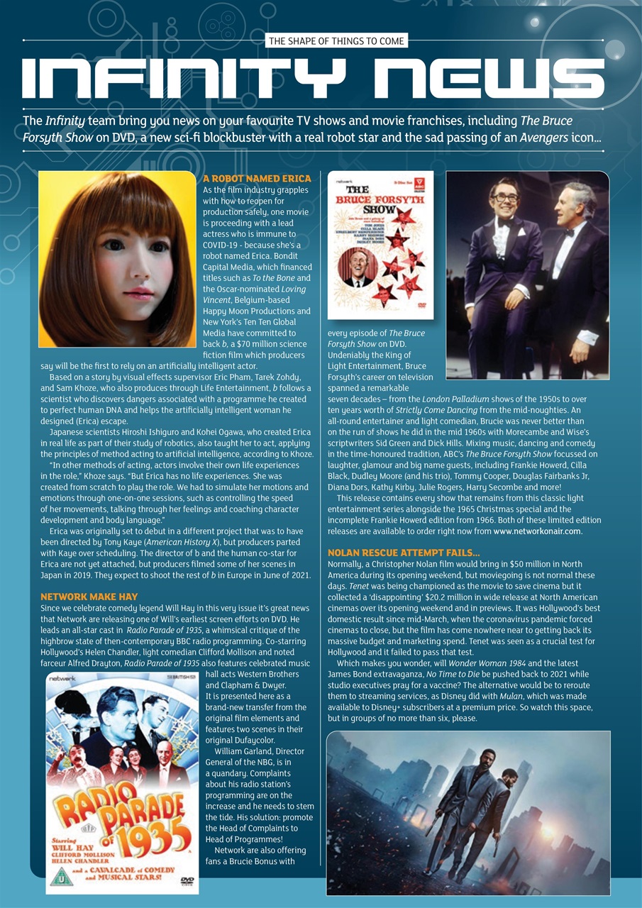 Infinity Magazine Preview Pages