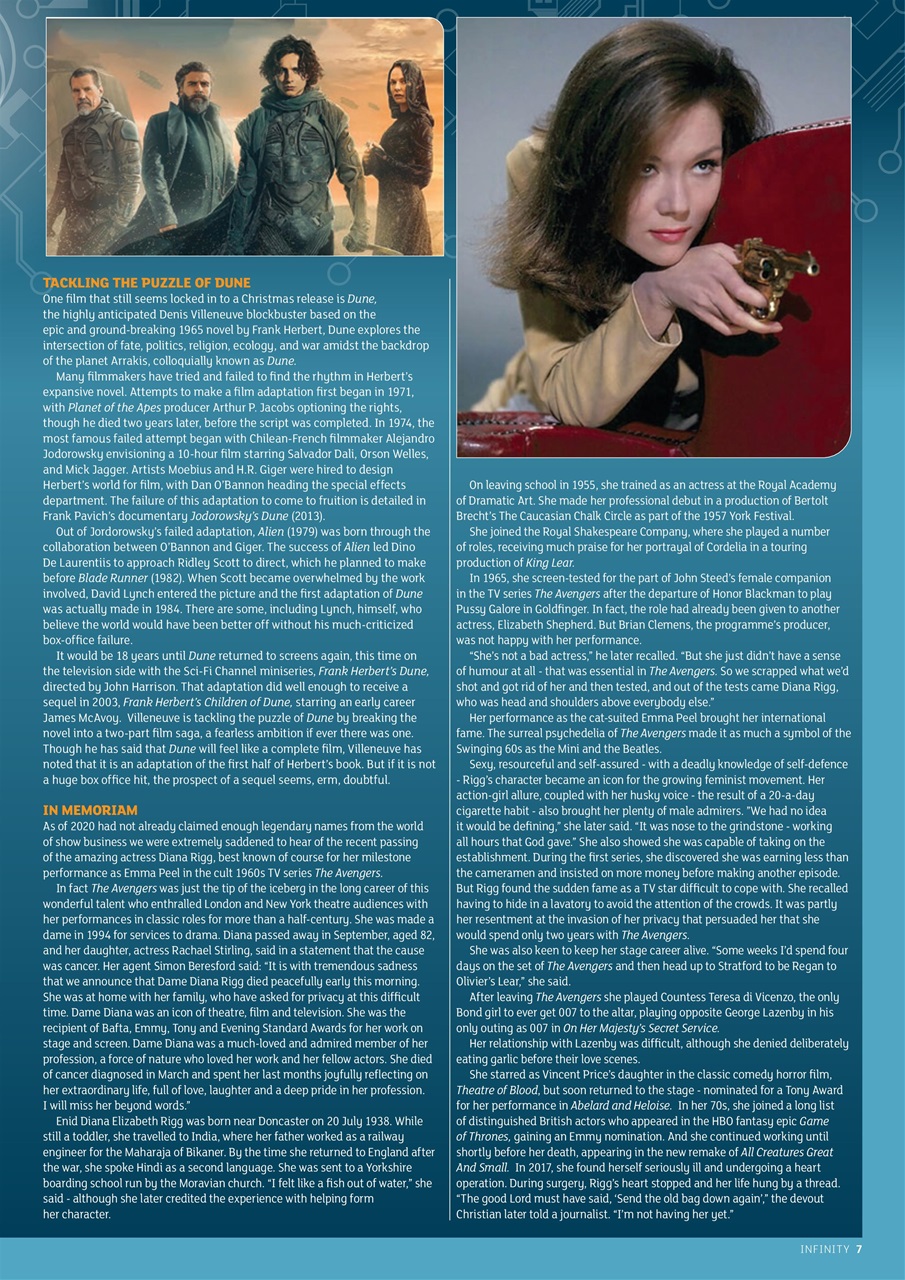 Infinity Magazine Preview Pages