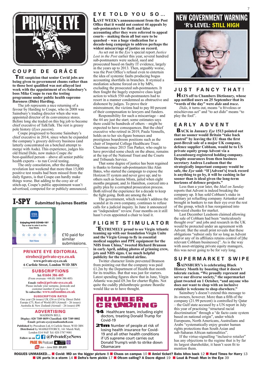 Private Eye Preview Pages