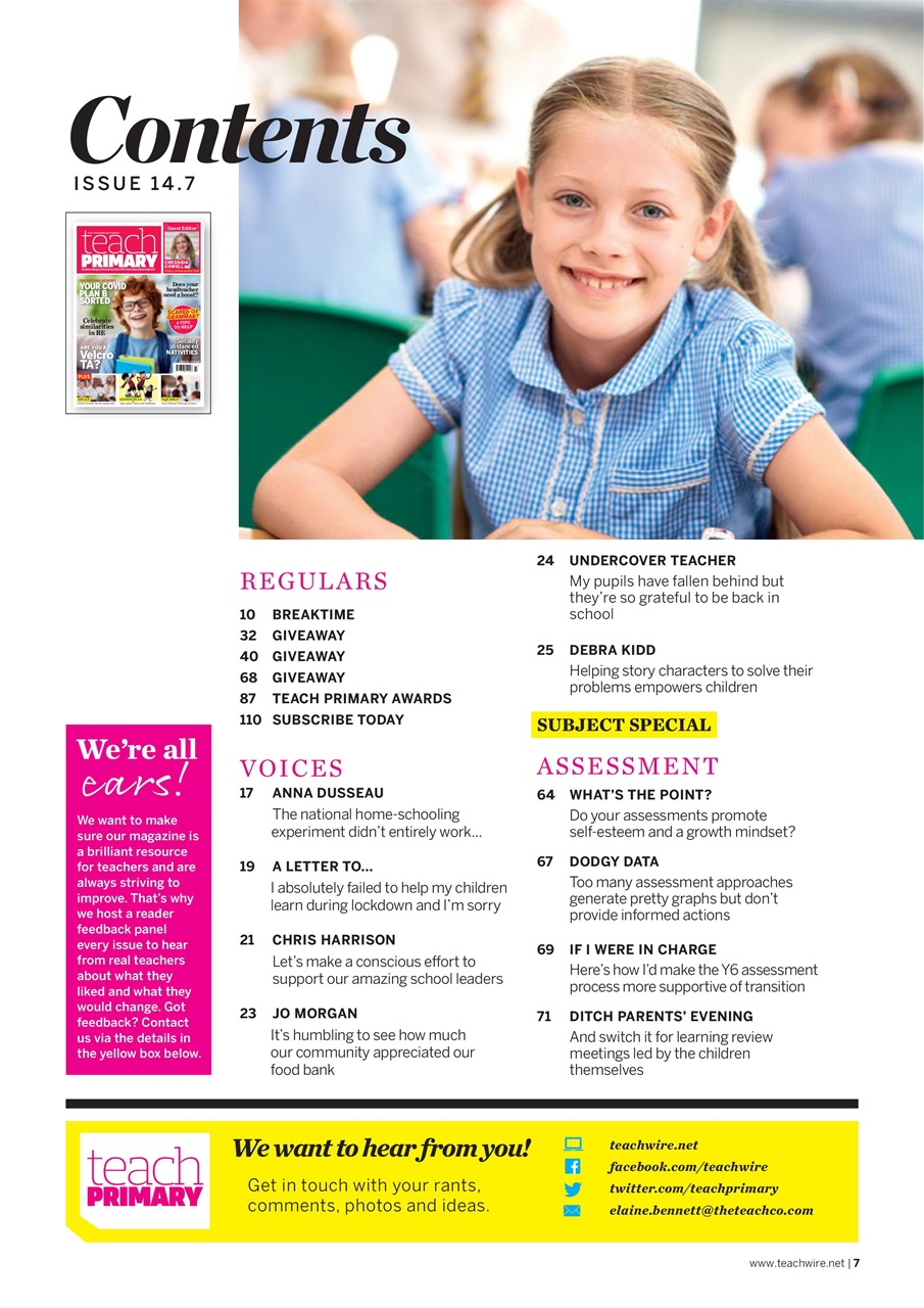 Teach Primary Preview Pages