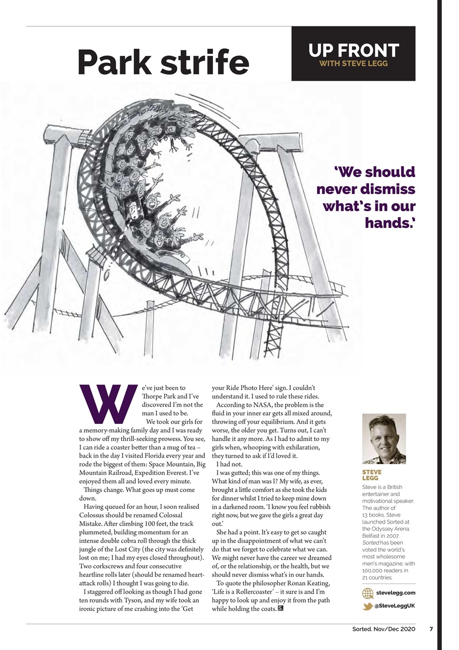 Sorted Magazine – The men's mag with morals Preview Pages