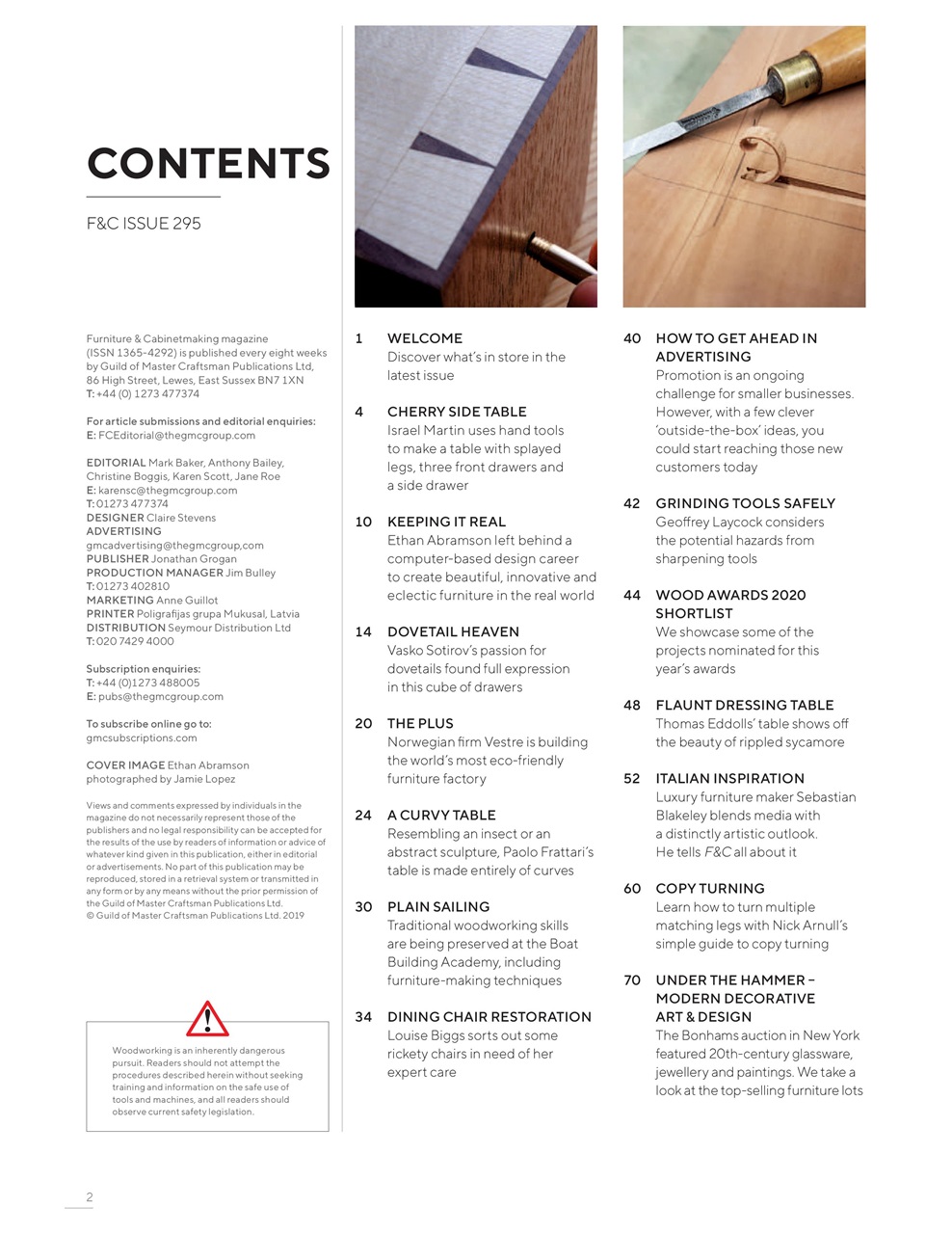 Furniture & Cabinetmaking Preview Pages