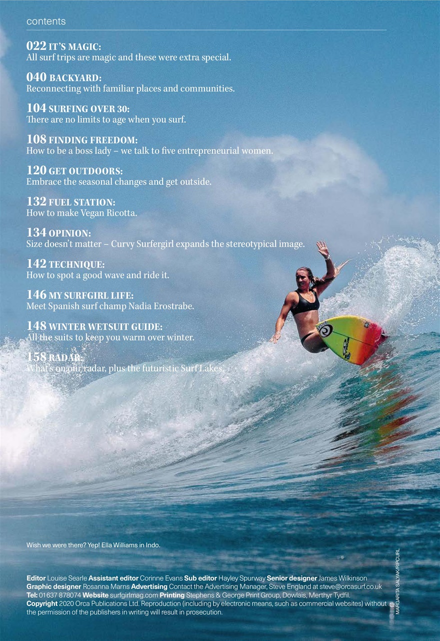 SurfGirl Magazine Preview Pages