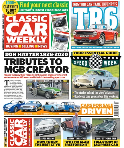 Classic Car Weekly issue 14 October 2020