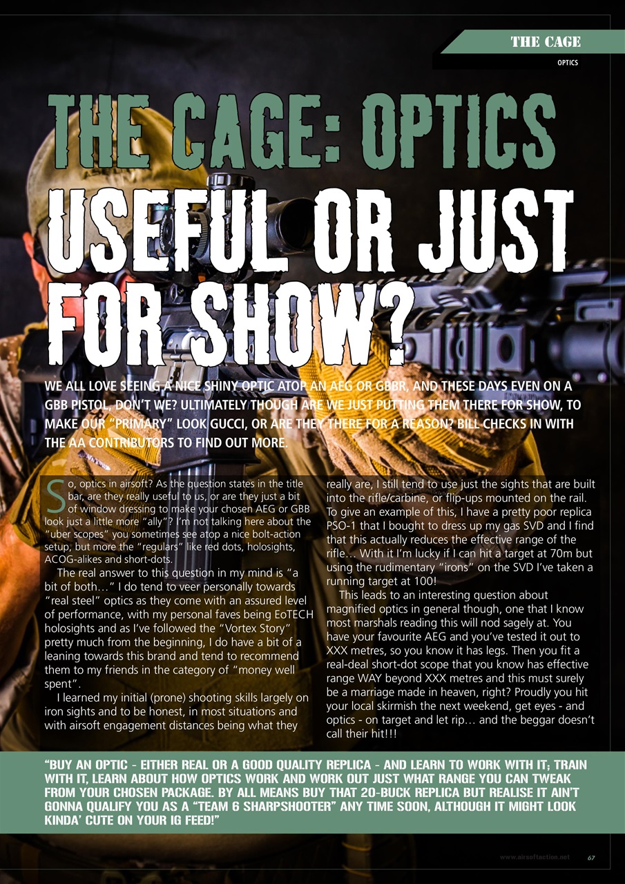 Airsoft Action Preview Pages