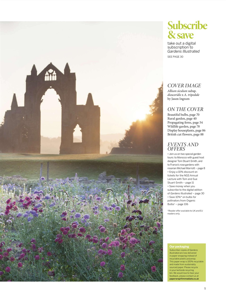 Gardens Illustrated Preview Pages