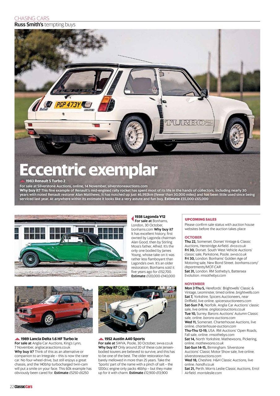 Classic Cars Preview Pages