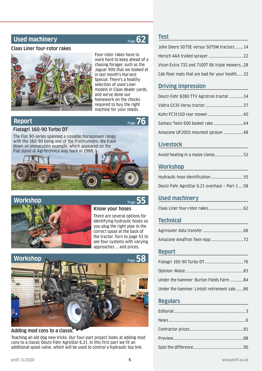 Profi International Preview Pages