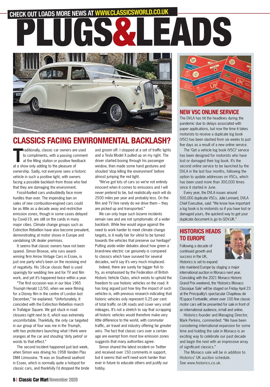 Classic Car Mart Preview Pages