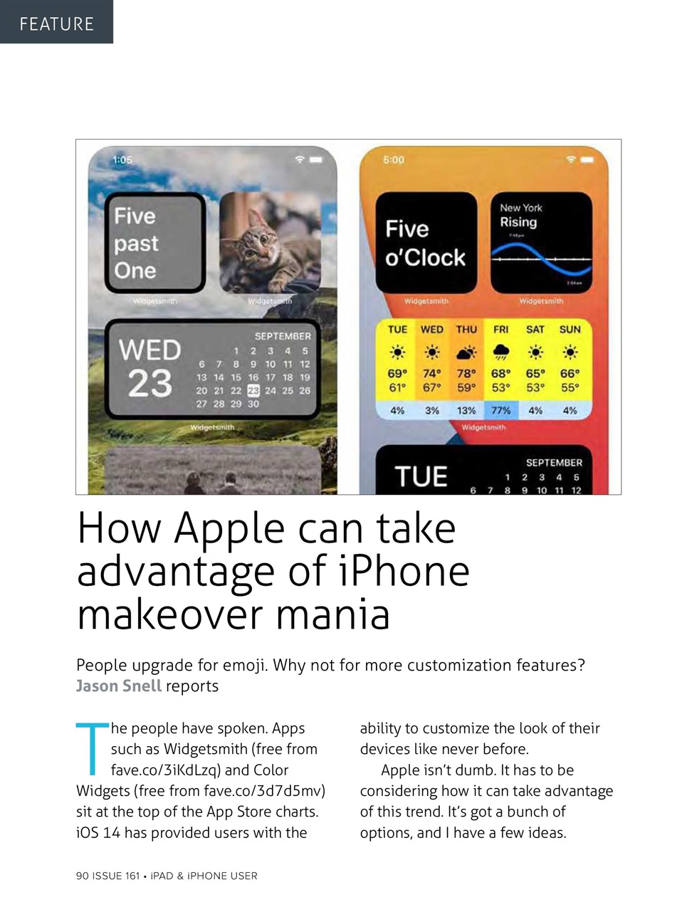 iPad and iPhone User Preview Pages