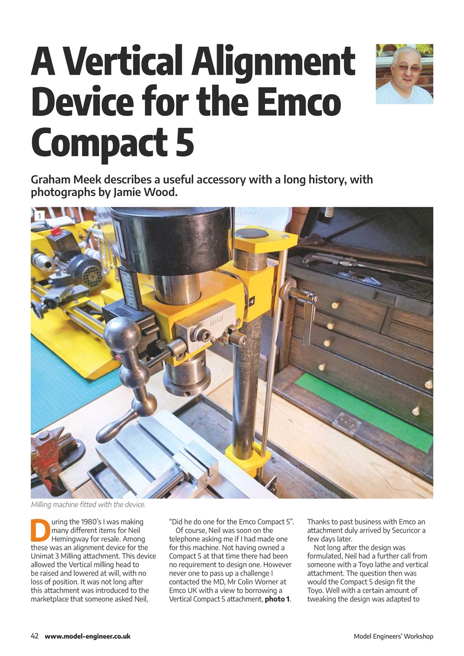 Model Engineer & Workshop Magazine Preview Pages