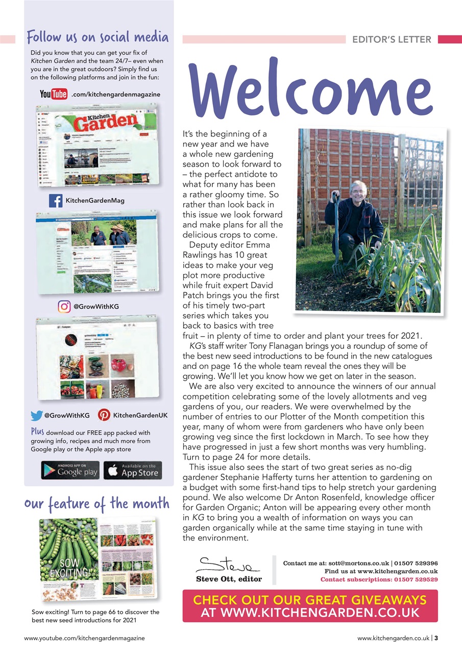 Kitchen Garden Magazine Preview Pages