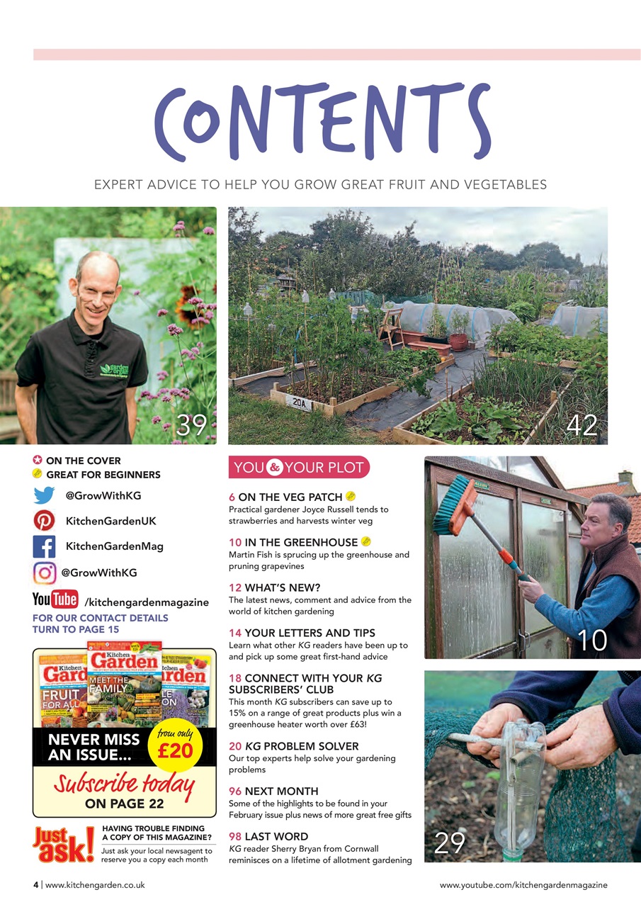 Kitchen Garden Magazine Preview Pages