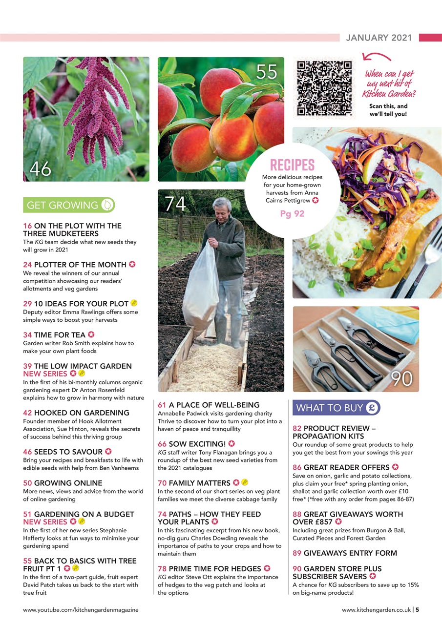 Kitchen Garden Magazine Preview Pages