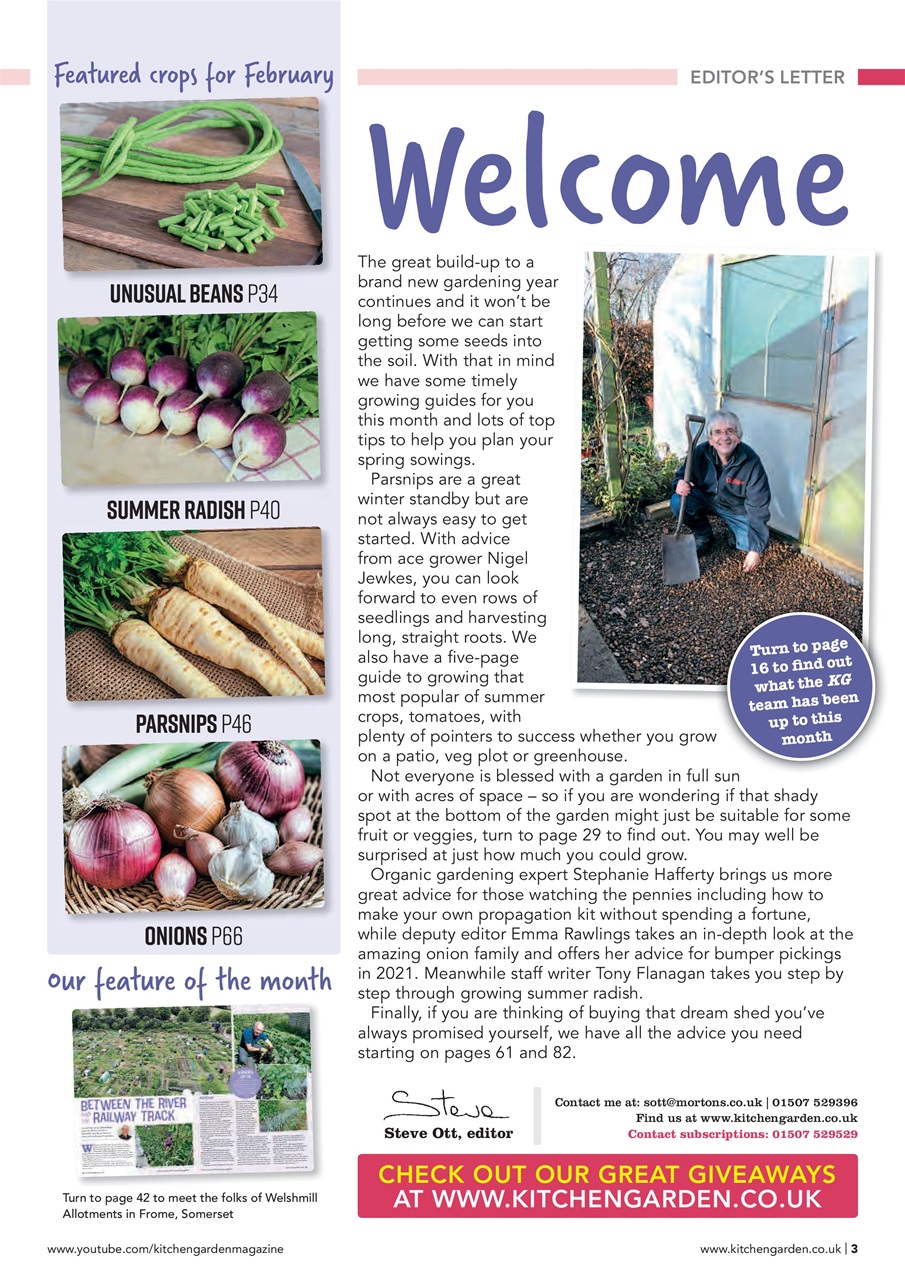 Kitchen Garden Magazine Preview Pages